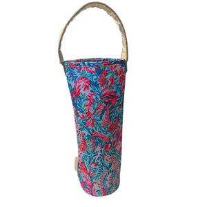 Lilly Pulitzer Wine Bag Tote Surf Blue